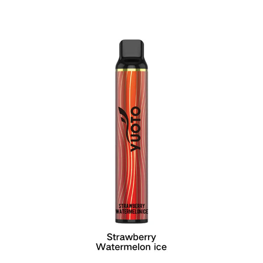 YUOTO Luscious 3000 Puffs Vape Descartável Sorvete de morango e melancia